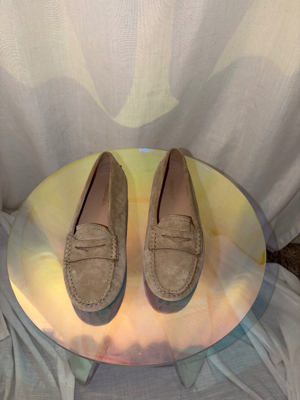Veronica Beard suede driving moccasins